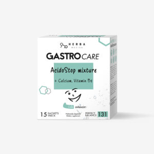 Herba Medica GastroCare AcidStop mešanica s kalcijem in vitaminom B2