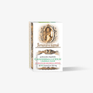 Ganoderma Lucidum prehransko dopolnilo v škatli s 60 kapsulami za imunost
