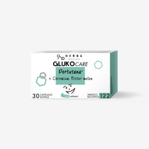 Herba Medica GlukoCare Portusana kapsule s kromom, dodatki grenke melone