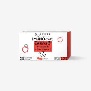 Herba Medica ImunoCare Immunell with nucleotides, zinc, and vitamin C in capsules