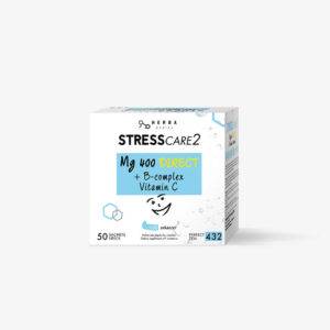 StressCare2 magnezij, vitamin C in B-kompleks prehransko dopolnilo embalaža