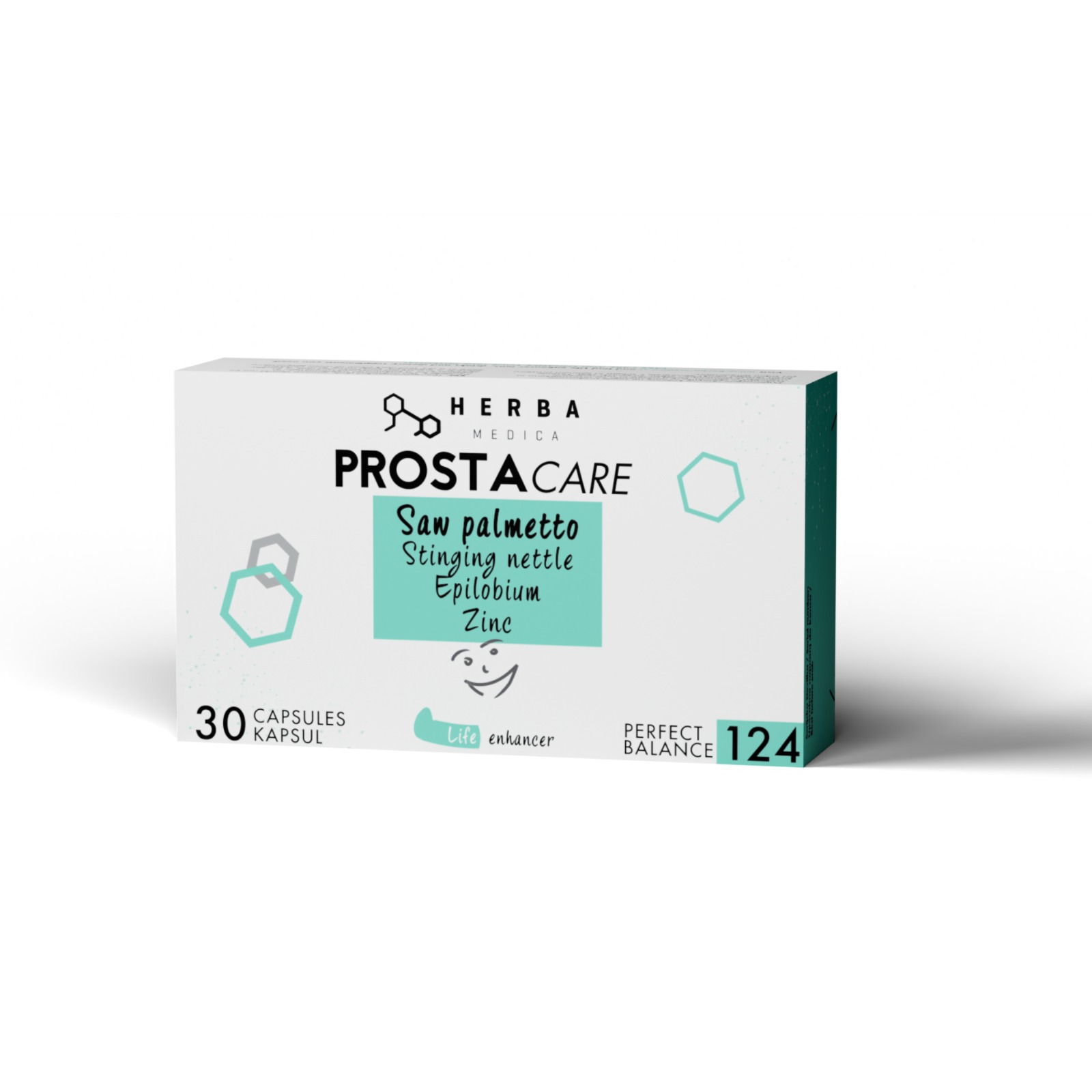 PROSTACARE|kot naravna podpora za normalno delovanje prostate|KAPSULE